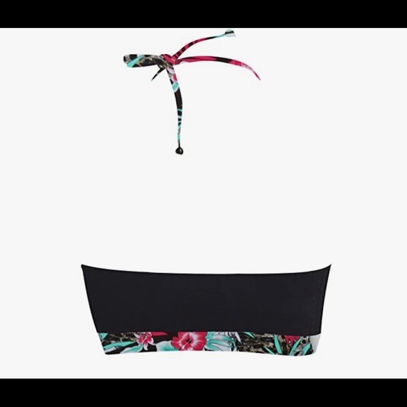 LA Plage Women's Floral Padded Bikini Top - Picture 3 of 5